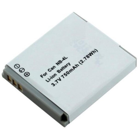 OTB Camera accu compatibel met Canon NB-4L / 650 mAh