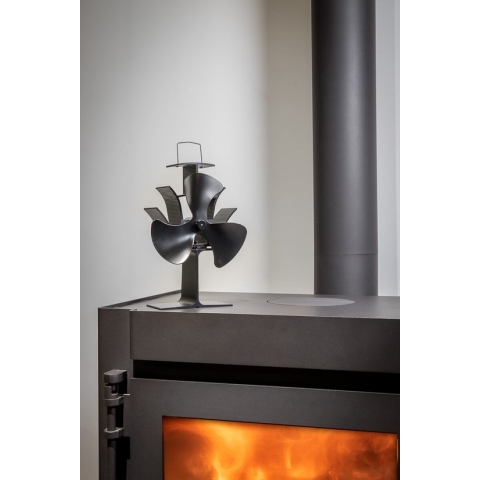 Eurom Kachelventilator voor Houtkachel - Haardventilator - Kachelventilator voor Pelletkachel - Houtkachel - 16 x 9,5 x 25,5 cm