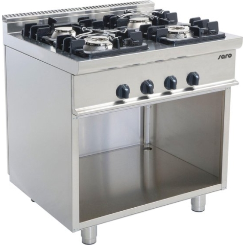 Gasfornuis - Open Onderbouw - KUPG4BA - Saro 423-1020 - Horeca & Professioneel