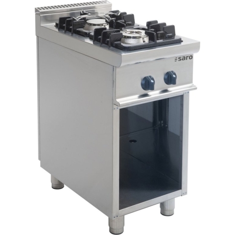 Gasfornuis - Open Onderbouw - KUPG2BA - Saro 423-1015 - Horeca & Professioneel