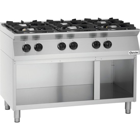 Gasfornuis - 6-Pits - OO - Bartscher 1582101 - Horeca & Professioneel