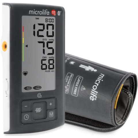 Microlife - BP A6 BT - Bovenarm Bloeddrukmeter - Klinisch Gevalideerd - No. 1 merk bij Huisartsen - Aanbevolen door NL Hartstichting - Screent zeer nauwkeurig op AFIB - Bluetooth + App - 5 jaar garantie