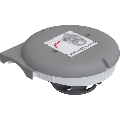 Zehnder ComfoFan Silent Move Up ventilatordeel met ingebouwde vochtsensor, RF-ontvanger met Perilex stekker. Debiet tot 425 m3/h