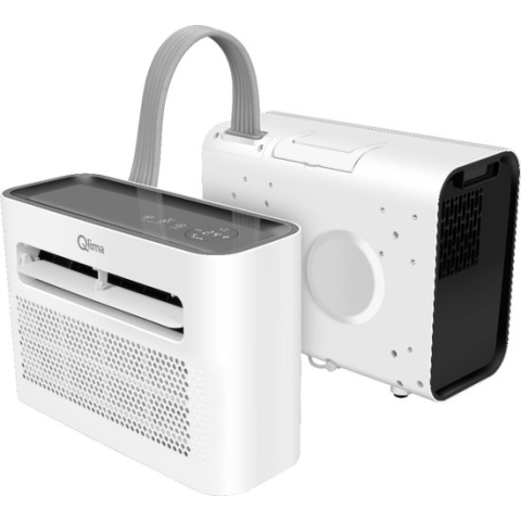 Qlima MS-AC 5001 Split unit airconditioner - Wit/Zwart - Caravan Airco - Ideaal om kleinere ruimte snel koel te krijgen