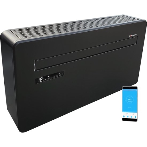 AirExchange Elements 12-R Monoblock Warmtepomp Airconditioning Zwart | Energiezuinig koelen, verwarmen, ontvochtigen en reinigen | 80m² (12.000btu)