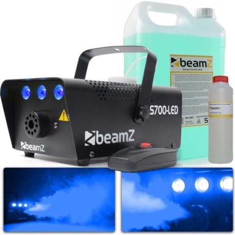 Rookmachine - BeamZ S700LED met ijs effect incl. reinigings- en rookvloeistof