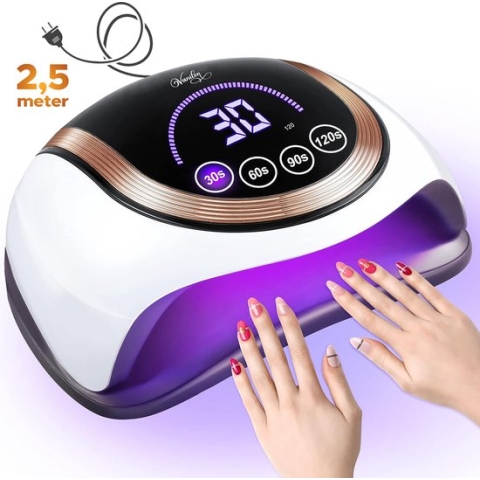 Vanilon UV Lamp Gelnagels - Gellak Nagel Droger - 60 LED's - Professionele Nageldroger - 180W