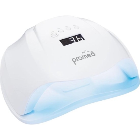 Promed UVL-54 , allround UV / LED lamp voor nagels, incl. infrarood sensor en timer. Met High-Definition-LED's, voorzien van ' Anti-Heat-Funktion ' / ' Painless function'' en Dual Power Systeem.