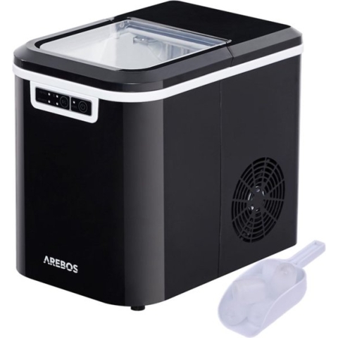 AREBOS Ijsblokjesmachine 2,2L Ijsblokjesmachine Ijsblokjesmachine 12kg in 24h