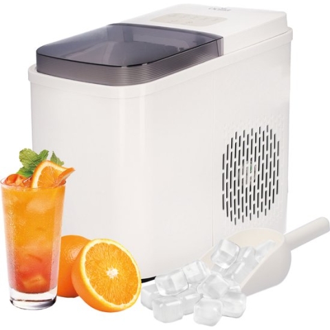 Ocina 2 Liter IJsblokjesmachine met IJsschep - 7-10 min - 12kg/24u - Wit