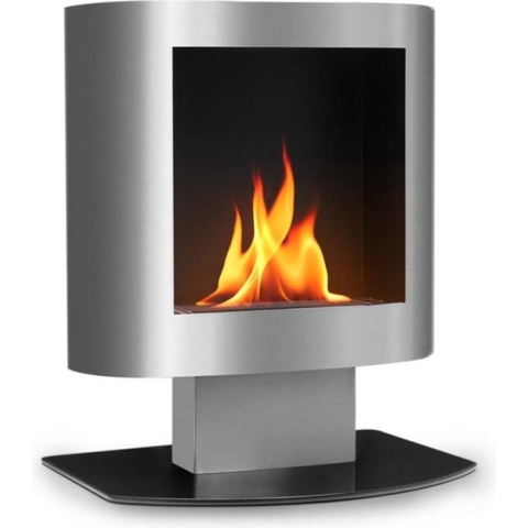 oneConcept Phantasma Tower bio ethanolhaard - sfeerhaard - veiligheidsbrander - blushulp -  rvs