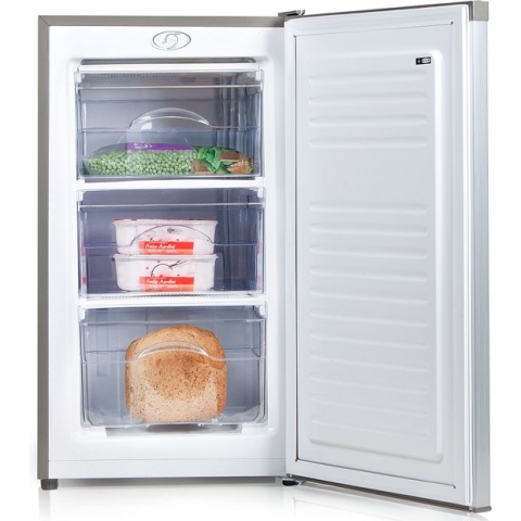 PRIMO PR149DV Vriezer Tafelmodel - Diepvries Vrijstaand - 64L - D - Zilver