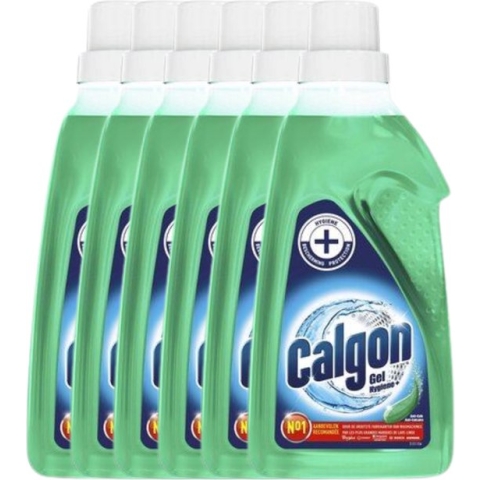 Calgon Hygiene+ Gel - Wasmachinereiniger & Ontkalker voor de wasmachine - 6 x 1,5L - Voordeelverpakking
