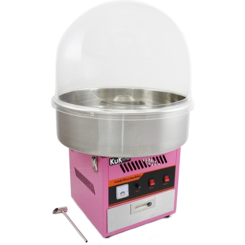 KuKoo Suikerspinmachine met beschermkap - Professionele suiker spin machine