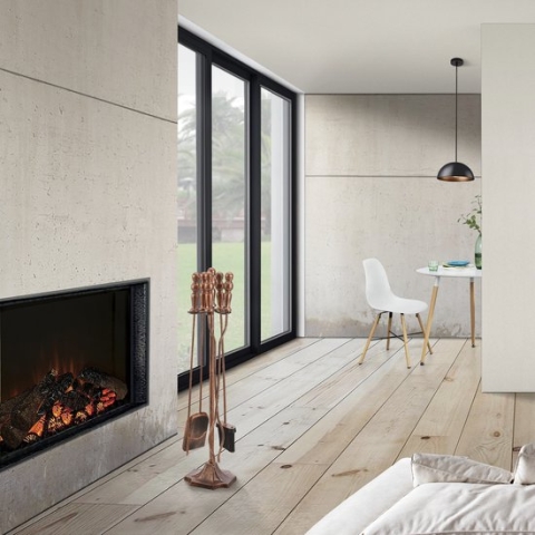 Hardset 5-delig Dovre 80x17,5 cm met gereedschap bronskleurig