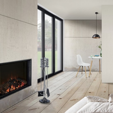 Hardset 5-delig Dovre 80x17,5 cm met gereedschap zilverkleurig