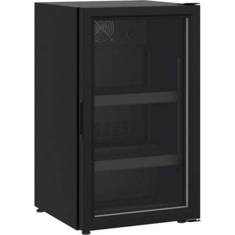 GLASDEUR KOELKAST TAFELMODEL 136L ZWART - Combisteel 7464.0015 - Horeca & Professioneel