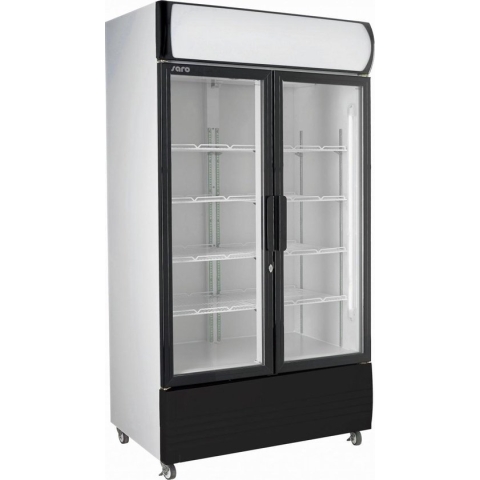 SARO Flessenkoeler met dubbele glasdeur Model GTK 580