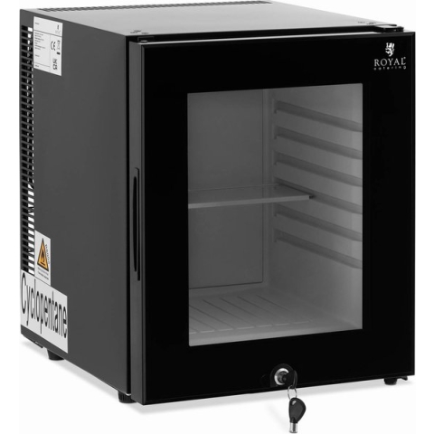 Royal Catering - Minibar - 25 l - glazen deur - zwart - Royal Catering