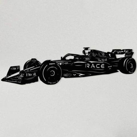 Max Verstappen - max verstappen auto - red bull racing - Formule 1 auto - Formule 1 - Raceauto - Wanddecoratie- Mancave - cadeau voor man
