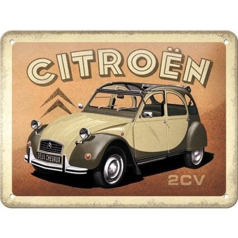 Wandbord - Citroen 2CV