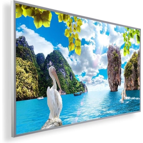 Infrarood Verwarmingspaneel 300W met fotomotief en Smart Thermostaat (5 jaar Garantie) - Tropical Island 53