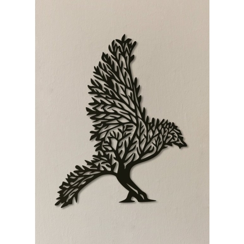 Wanddecoratie dieren | Vogel van takken