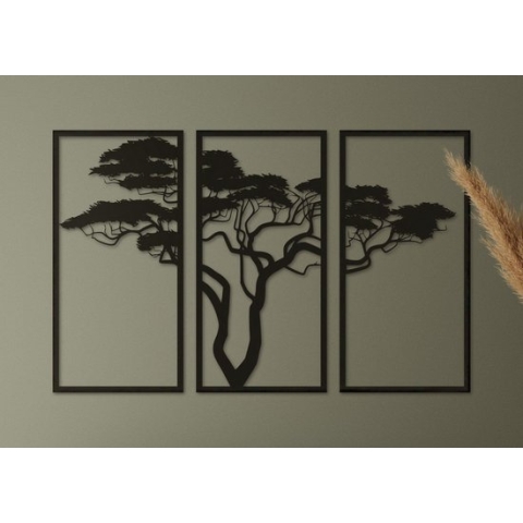Wanddecoratie | Acaciaboom 3-luik