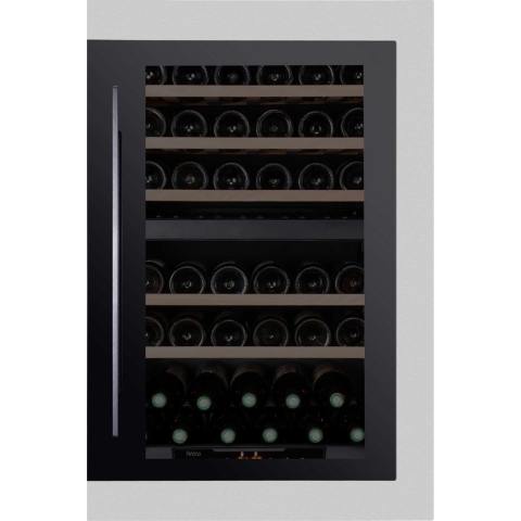 PeVino 42 Flessen - Inbouw Wijnklimaatkast - 2 zones - Zwart / RVS