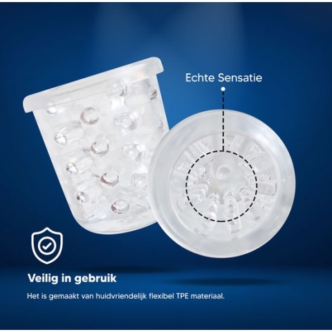 Next Generation Tyfoon Automatische Masturbator met Aftrek Functie en Stoot Functie - EZlove