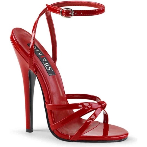 Devious Hoge hakken -38 Shoes- DOMINA-108 Paaldans schoenen Rood