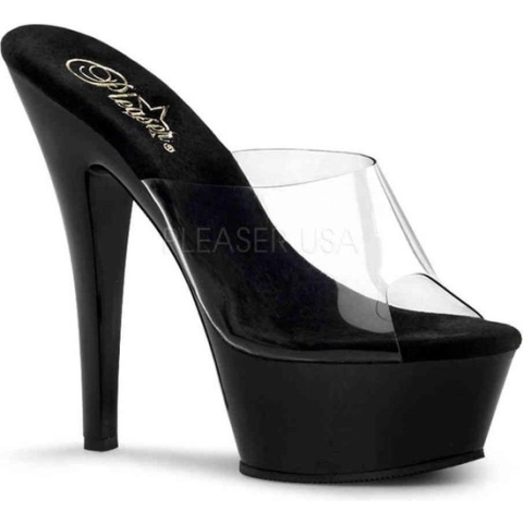 EU 38 = US 8 | KISS-201 | 6 Spike Heel P/F Sandal