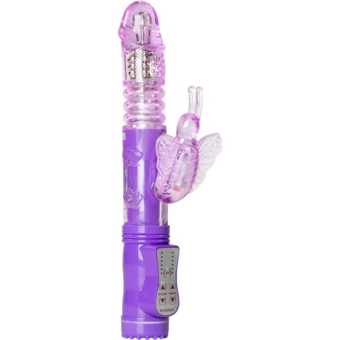 Stotende Butterfly Vibrator - Paars