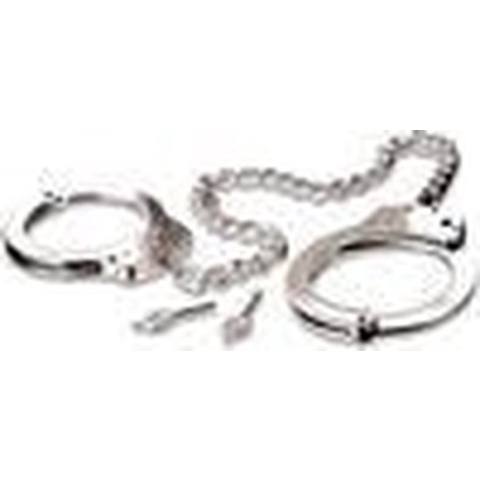 Pipedream Fetish Fantasy HandBoeien Metal Leg Cuffs zilver