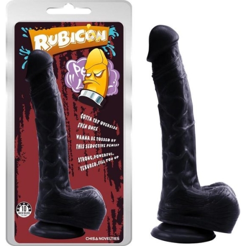 Dildo Leviathan 25 x 4.5 cm Black
