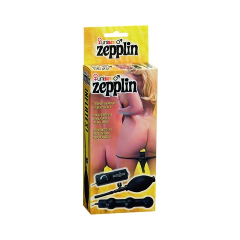 Seven Creations - Zepplin Black Inflatable Anal Wand - Buttplug - Zwart - Ø 30 mm