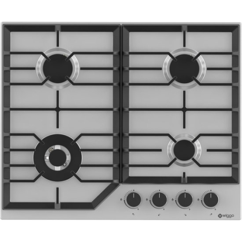 Wiggo WH-G634RL(X) Serie W Inbouw gaskookplaat met Wok 60cm