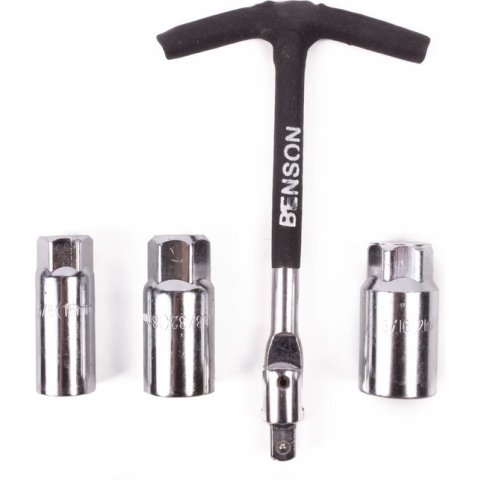 Benson Automonteur Sleutel Set - Aansluiting 3/8 inch - 16 mm - 18 mm - 21 mm