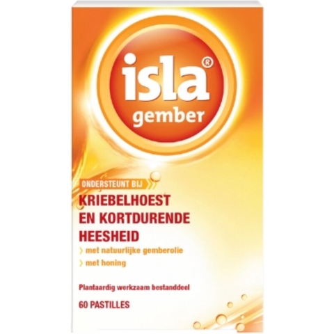 Isla Gember Keelpastilles 60ST