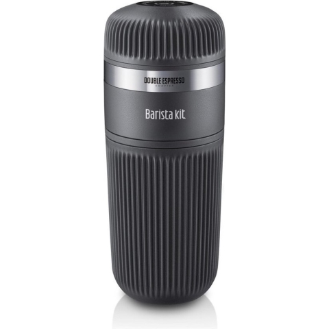 Wacaco - Nanopresso Barista Kit - Grotere Waterreservoir en 3 Filtermanden - Zwart