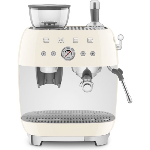 SMEG EGF03CREU - Espressomachine met geïntegreerde bonenmaler - Crème
