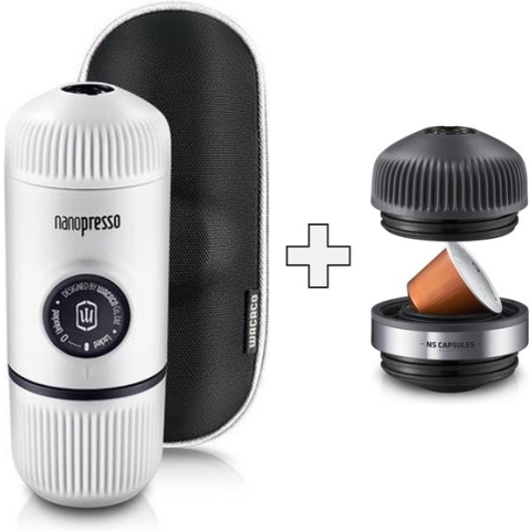 Wacaco - Nanopresso - Chill White - Nanopresso NS adapter - Combi Set - Parya Variant