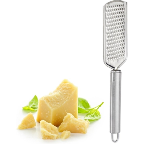 RVS Rasp voor keuken én eettafel - Relaxdays - o.a. voor Kaas, citroen - Keukenrasp / Citroenrasp / Kaasrasp