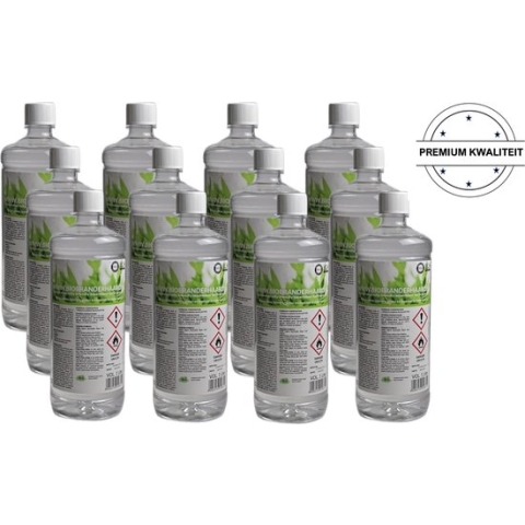 Afecto bol.com aanbieding|premium kwaliteit Bio ethanol| 12 flessen bio ethanol | voor sfeerhaarden | geurloos | milieuvriendelijk | premium kwaliteit| bio ethanolhaard vulling | sfeerhaarden bio ethanol | sfeerhaardvulling