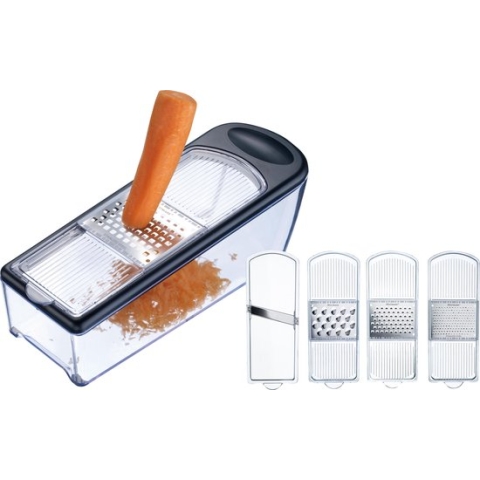 Westmark Technicus Quadro Rasp 24 x 9,5 x 8,5 cm - Kunststof - RVS