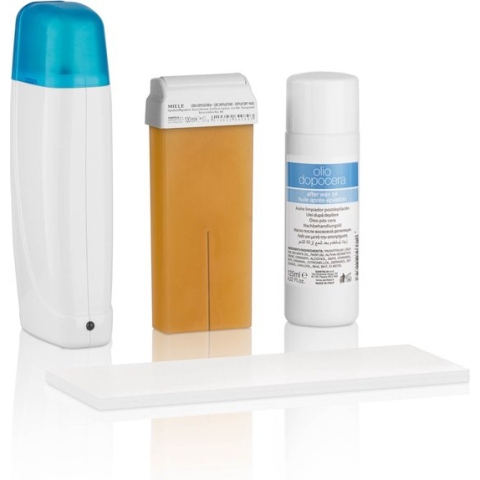 Wax - Kit - Ontharen - Hars Elektrische Roller - Patroon+houder/strips/After oil