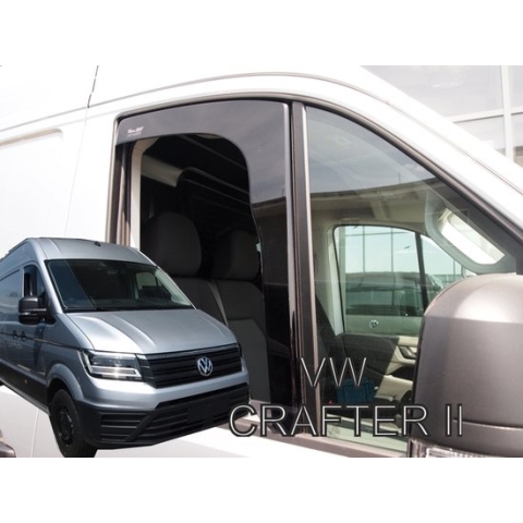 Zijwindschermen geschikt voor VW Crafter II 2017-