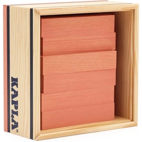 KAPLA - KAPLA Kleur - Constructiespeelgoed - Roze - 40 Plankjes