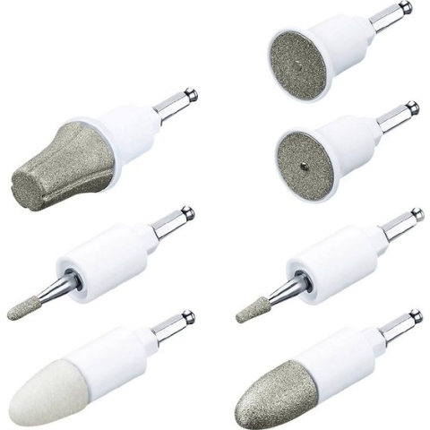 Beurer MP 41 Manicure- en pedicure opzetstukken - Set van 7 opzetstukken van saffier en vilt