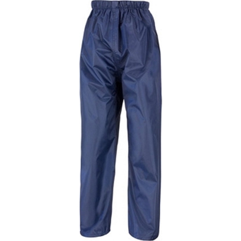 Regenkleding - Navy blauwe regenbroek voor volwassenen - Polyester/tailleband XXXL